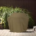 thumbnail image 5 of COVERS&ALL BBQ Grill Cover with Elastic, 160 GSM Duro Pro Breathable Non-Woven Fabric, Waterproof UV Resistant, Ideal for Indoors and Outdoors (50" W x 24" D x 48" H, Brown), 5 of 8
