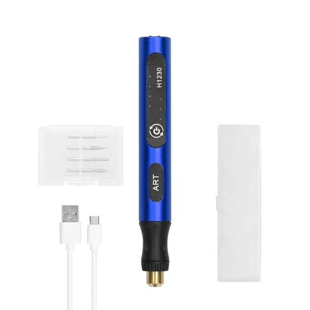 Bolígrafo eléctrico compacto para pulir uñas, máquina pulidora de letras de metal, dispositivo de m CACAGOO Lustradoras