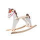 thumbnail image 3 of Caballo mecedora,Madera de madera Moldista Horse infante para niños pequeños rockeros,Baby Rocking Horse Fun Ride on Toy para casa,Kid Ride on Toy Baby Gifts Toy para niños pequeños,Niñas, 3 of 9