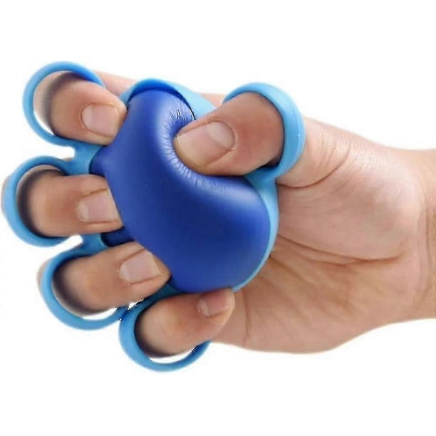 2025 10lb Blue ClothHand Therapy Grip Strengthener Ball Stretcher Finger Pow Fitness Arm Exercise Muscle Relex Recovery Rehabilitation Equipment