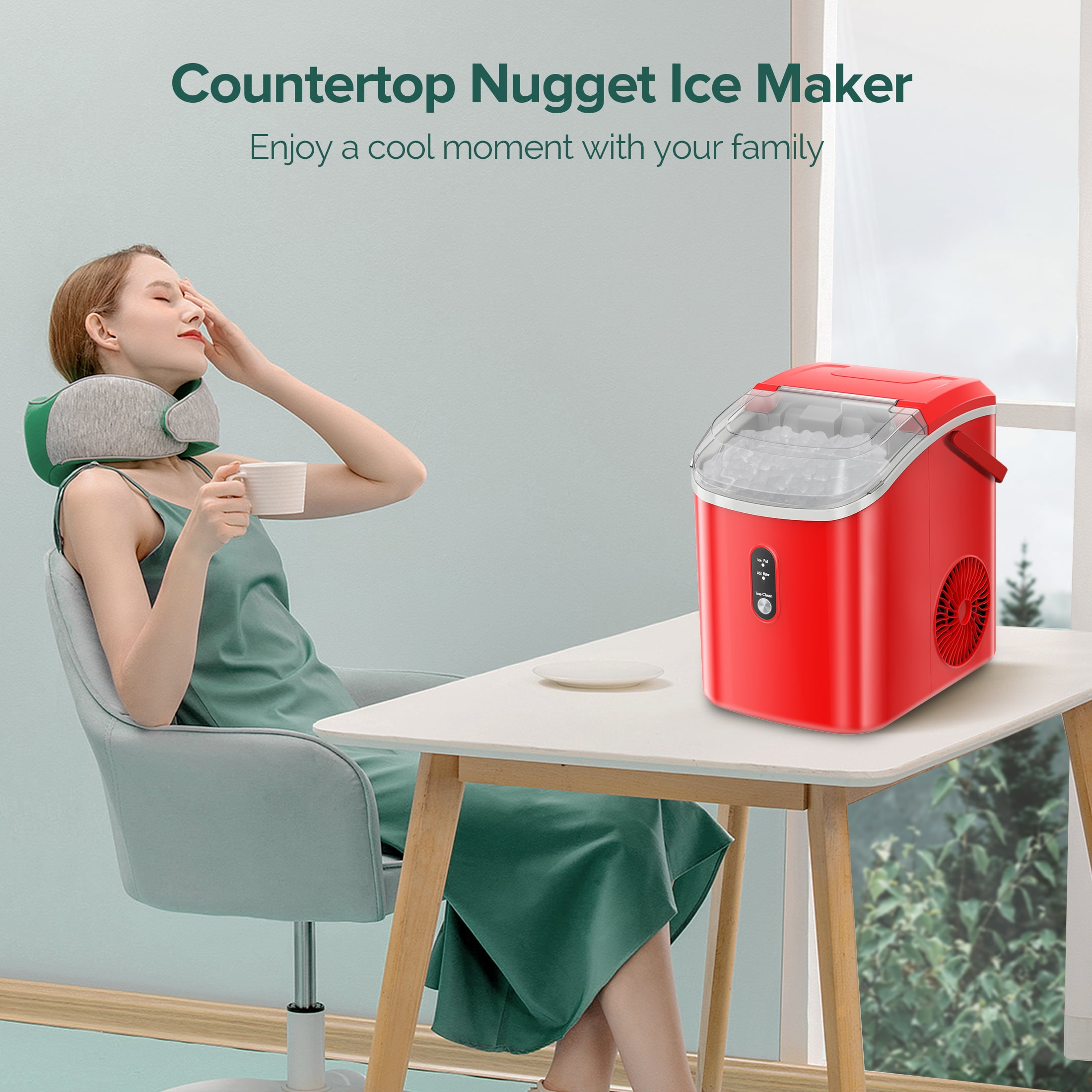 Fridge with sale pellet ice maker