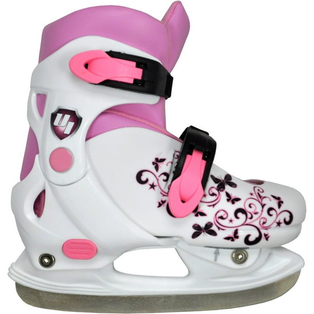 Ultra Ice 1905C Adjustable Ice Skates (Girls 3 to Girls 6)