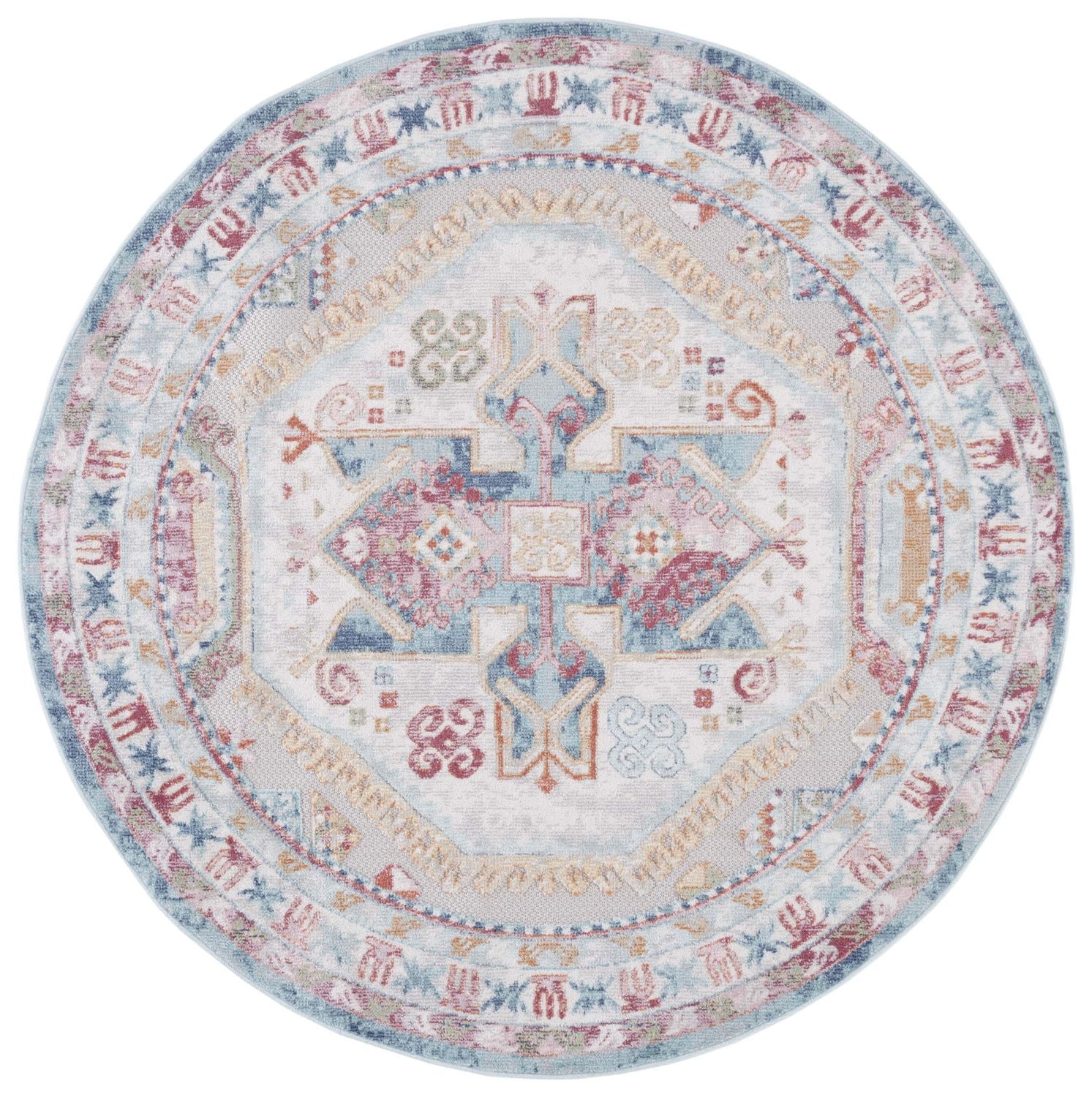 SAFAVIEH Cabana Clark Tapis Intérieur/Extérieur Médaillon