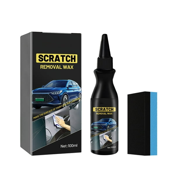 Car Scratch Repair Paste With Included Sponge, Easy Application, Effective And Paper Tube For Vehicle Surface Repair And Maintenance 3.94X1.97X1.97In 0.3Lb