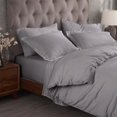 thumbnail image 3 of Superior 300 Thread Count Duvet Cover Set, King/ Cal King, Grey, 3 of 6