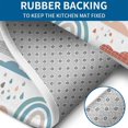 thumbnail image 4 of White Boho Bohemia Rainbow Clouds Sun Pattern Bathroom Rugs Sets 3 Piece,Toilet Cover Set,Absorbent Non Slip Bathroom Mats Sets with U-Shaped Contour Rug Toilet Rug Set, 4 of 5