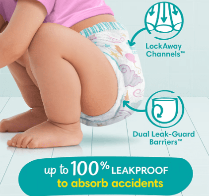 Pampers Easy Ups Training Underwear My Little Pony Size 3T/4T (30-40 lb) 120 count