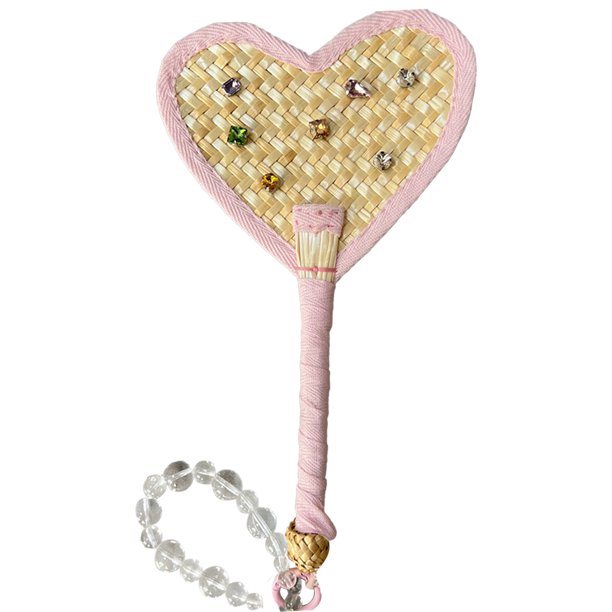 Decoraciones de ratán hechas a mano, regalos de boda para mujeres, abanico de mano tejido de paja