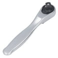 thumbnail image 2 of Socket Wrench, Rust Resistant 1/4in Drive 72 Teeth Quick Fasteners Engagement  Vanadium Steel Mini Ratchet Spanner Tighter Turns  For Nuts, 2 of 8