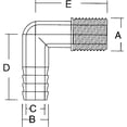 thumbnail image 2 of Forespar Marelon Male Elbow, 2 of 2