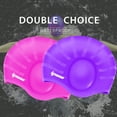 thumbnail image 2 of IPOW Swimming Caps, 2-Pack Silicone Swim Cap Hat Waterproof with Ear Pockets, 2 of 7