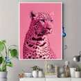 thumbnail image 4 of Qisvanset Pink Leopard Print Canvas Wall Art 15.75x11.81 Inches, 4 of 8