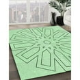 thumbnail image 2 of Ahgly Company Indoor Rectangle Patterned Mint Green Area Rugs, 5' x 7', 2 of 6