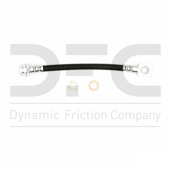 Rear Lower Right Dynamic Friction Company Brake Line Hose 350-39034 For 1988-1990 Chrysler New Yorker, 1988-1990 Dodge Dynasty, 1990 Chrysler Imperial