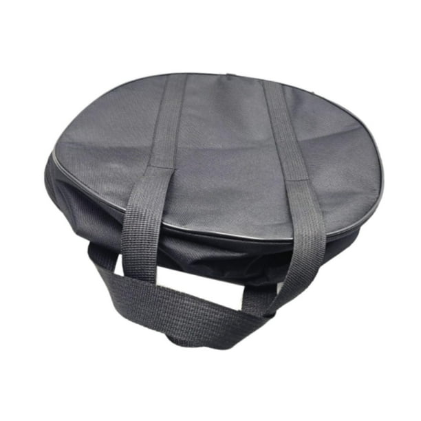 Bolsa porta tambores de 12 pulgadas para almacenamiento de tambores con lengüeta de acero