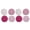 Hot Pink-8PC#117, variant on 8 Pack Woven Coasters Set – Round Linen Cotton Drink Coasters 11cm, Heat Resistant Table Protectors for Coffee & Tea, Farmhouse Home Office Bar Decor