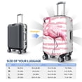thumbnail image 6 of Haiem Flamingo Luggage Cover,Durable, Washable Suitcase Protector With Anti-Scratch Technology - Keep Your Luggage Looking New Small, 6 of 9