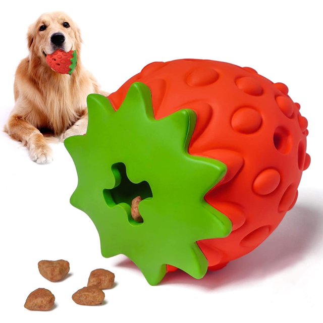 Juguete masticable para perros para masticadores agresivos, juguetes duraderos para cachorros para entrenamiento IQ y enriquecimiento mental JFHHH pequeña