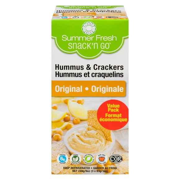 Snack'n Go Hummus et craquelins - Original Hummus et craquelins-Original
