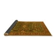 thumbnail image 2 of Ahgly Company Indoor Square Oriental Yellow Industrial Area Rugs, 7' Square, 2 of 4