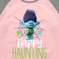thumbnail image 3 of Trolls - Happy Haunting Branch - Toddler & Youth Girls Raglan Graphic T-Shirt, 3 of 5