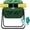 Green, variant on 43 Gallon Dual Chamber Compost Tumbler Bin, Heavy Duty Rotating Composter with Gardening Gloves, Outdoor Backyard Compost Bin