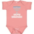 thumbnail image 3 of Inktastic Happy Hanukkah Menorah Boys or Girls Baby Bodysuit, 3 of 5