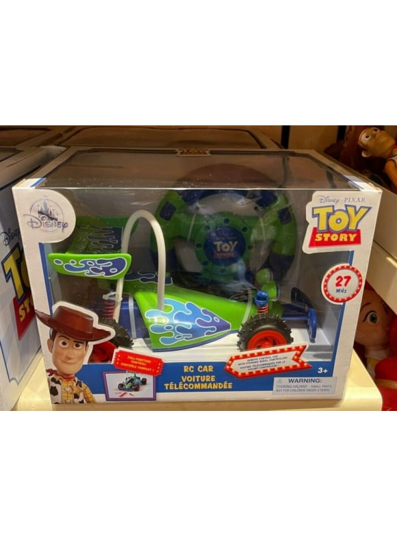 Disney Pixar Toy Story RC Remote Control Car with Steering Wheel Controller 27MHZ