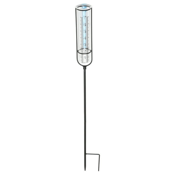 Rain Gauge for Garden with Metal Stake Yard The Collector Outdoor Gauges Braclet Holder