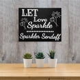 thumbnail image 4 of JennyGems - Let Love Sparkle Sparkler Sendoff - Sparkler Send Off - Wood Wedding Sign, 4 of 9