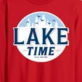 thumbnail image 2 of Instant Message - Lake Time - Men's Long Sleeve T-Shirt, 2 of 5