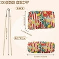 thumbnail image 4 of FORMRS Women Crossbody Purse with Chain Strap Vegan Leather Shoulder Handbag, White Striped Lemon, 4 of 7