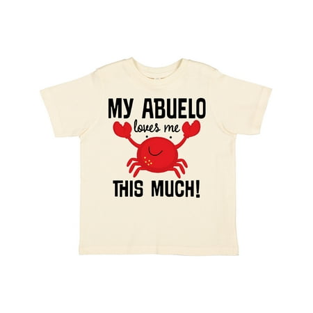 

Inktastic My Abuelo Loves Me Grandchild Crab Boys or Girls Toddler T-Shirt