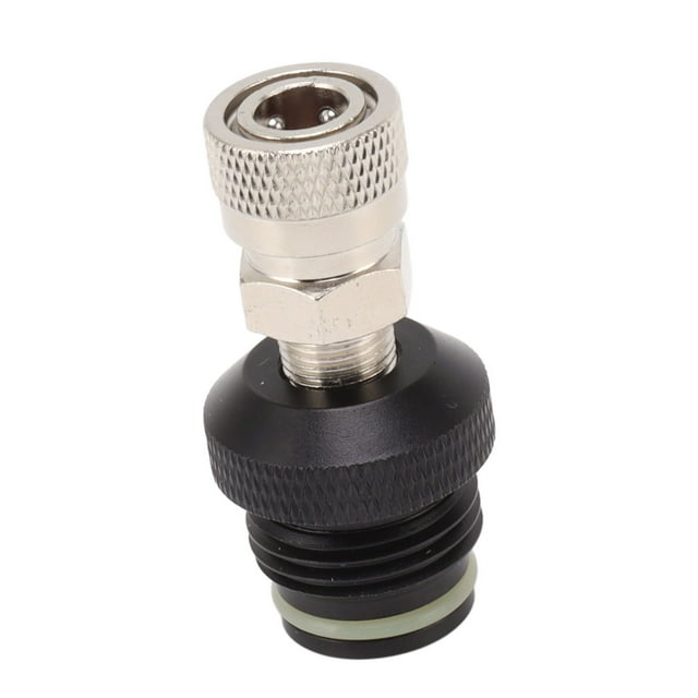 Adaptador hembra de conexión rápida, Adaptador hembra de tanque de CO2 Conector de recarga de tanque C Manguera Adaptador hembra de conexión rápida Máxima comodidad