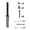 B, variant on FEISHENTT Heavy Duty Steel Fence Post Ground Spike 15.75in/40cm No-Dig Post Anchor Stake with Complete Installation Hardware Kit, Black Powder Coated Post Repair Support