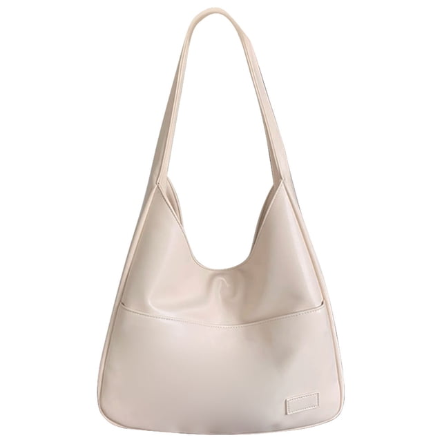 Bolso Mano Retro para Mujer Bolso Informal Suave para Las Axilas Bolso para Otoño E Invierno (blanco)