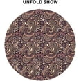 thumbnail image 3 of Round Tablecloth Mandala Vintage Ethnic Table Cloths Waterproof Table Cover for Wedding Party Dining Holiday Banquet 60in, 3 of 6