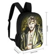 thumbnail image 2 of Logan Paul Backpack, 17 Inch Laptop Backpack, Water-Resistant BookBag, Adjustable Shoulder Straps, Durable 600D Polyester, 2 of 9