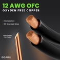 thumbnail image 3 of Cable de altavoz GearIt 12 AWG con punta tipo banana chapada en oro, 3 m, 3 of 8