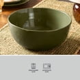 thumbnail image 3 of Better Homes & Gardens Artisan Round Green Stoneware Serving Bowl, 10 in, 18 oz, 3 of 10