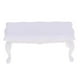 thumbnail image 2 of Mesa de centro de madera para casa de muñecas, muebles en miniatura a escala 1/12, modelo marrón Blanco, 2 of 7