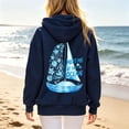 thumbnail image 6 of CAIXIA Womens Hoodies Zip Up Lightweight Casual Cozy Long Sleeve Pullover Top Sweatshirts for Women Drawstring Full-Zip Jacket with Pocket Airport Outfits for Women 2026, 6 of 8