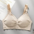 thumbnail image 3 of Women's Wirefree Breastfeeding Bra Maternity Nursing Bra Push Up Pregnant Underwear, 3 of 5