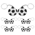 thumbnail image 3 of 30 llaveros de fútbol, llaveros de balón deportivo, llavero divertido para fiestas de cumpleaños, premios escolares, bolsas de regalo para niños., 3 of 7