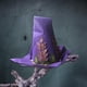 thumbnail image 5 of sombrero de halloween Sombreros de de Halloween Sombreros de cosplay Gorros de mago Disfraz para mujeres Niñas para favores Accesorios de ropa Magideal sombrero de halloween, 5 of 7