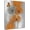 Orange, variant on Teal Dandelion Canvas Wall Art Teal Grey Dandelion with Butterfly on Modern Abstract Wall Art Aesthetic Wall Decor for Living Room Bedroom Bathroom Office, Framed Ready to Hang