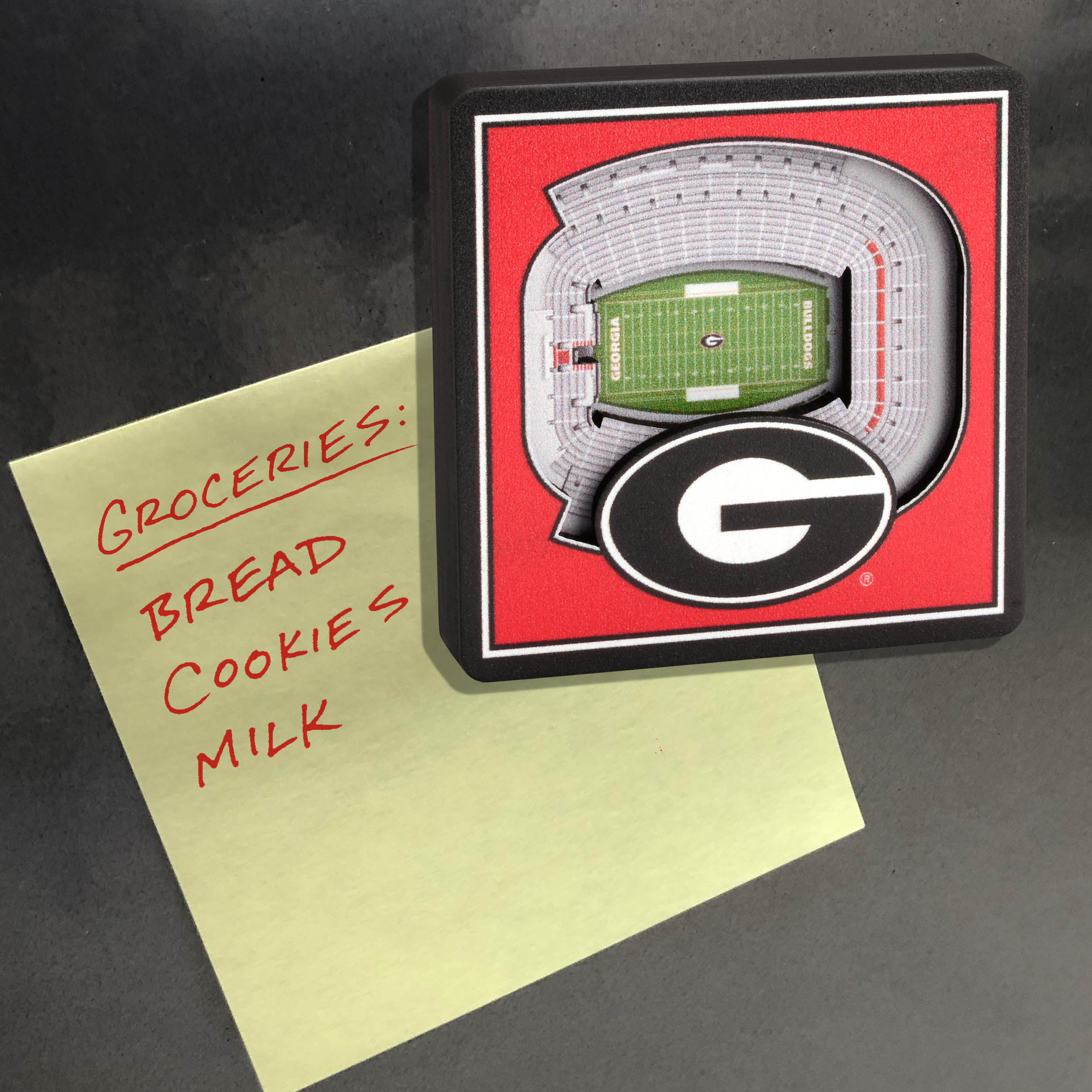 YouTheFan NCAA Georgia Bulldogs 3D StadiumView Magnet