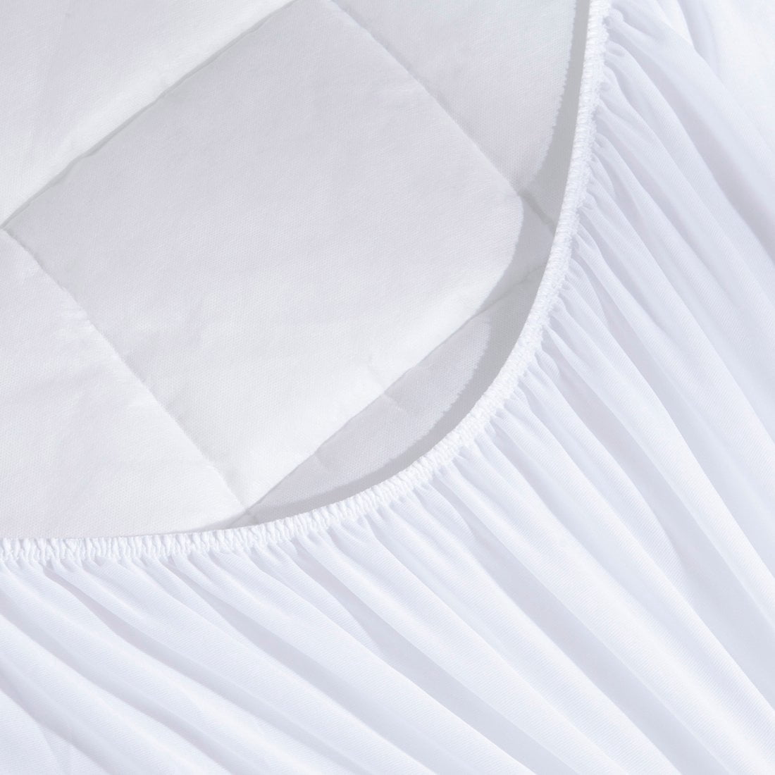 Puredown Down Alternative Mattress Pad/Topper, Coral Fleece Top, Queen size
