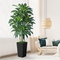 thumbnail image 5 of Keeplush 6FT Artificial Dracaena Tree with Planter, Indoor Faux Plant, Tall, Potted, 5 of 7