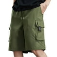 thumbnail image 1 of Pantalones Cortos para Hombres Trabajo Casual Deportes Sueltos Pantalones Cortos Al Aire Libre de Cinco Cuartos, Poliéster Spandex Multi Bolsillo, 1 of 9
